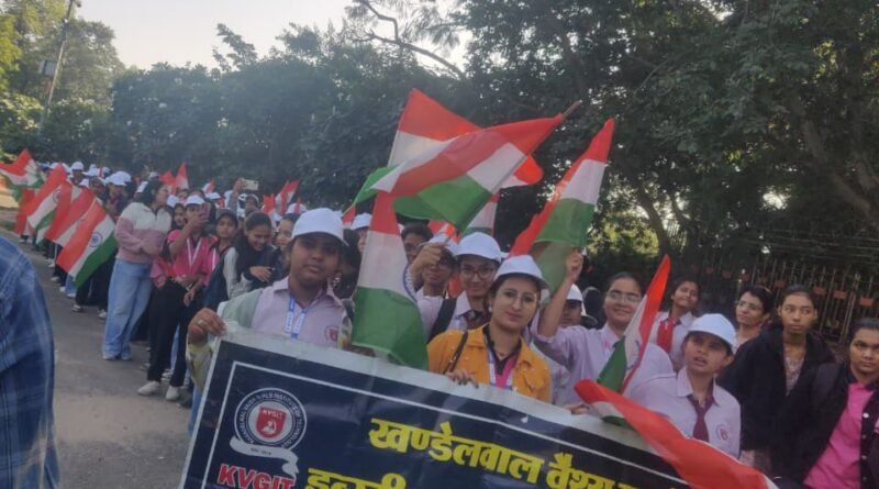 केवीजीआईटी एनएसएस ने ‘वंदे मातरम @150’ राज्य स्तरीय कार्यक्रम में दर्ज कराई गौरवशाली उपस्थिति