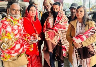 किरन क्रांति फाउंडेशन की मानवीय पहल: जरूरतमंदों को कंबल व गर्म भोजन वितरण