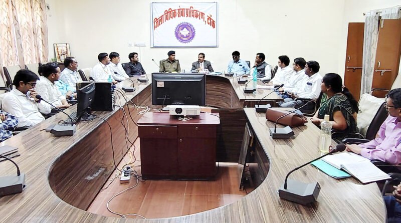 राष्ट्रीय लोकअदालत को लेकर न्यायाधीश जलुथरिया ने की समीक्षा