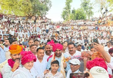 आरएलपी सुप्रीमो हनुमान बेनीवाल का भरतपुर दौरा, पथैना में ग्रामीणों ने किया भव्य स्वागत
