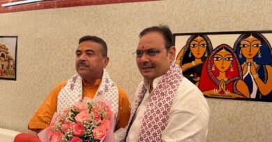 मुख्यमंत्री भजनलाल ने सुवेंदु अधिकारी को शपथ लेने पर दी बधाई