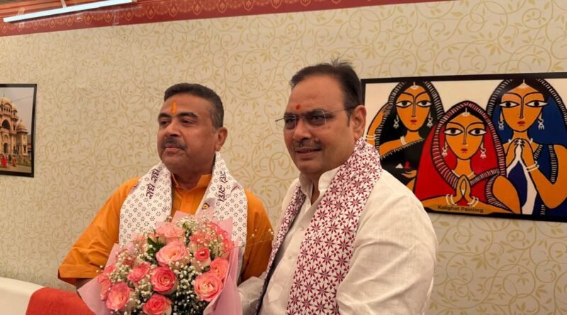 मुख्यमंत्री भजनलाल ने सुवेंदु अधिकारी को शपथ लेने पर दी बधाई