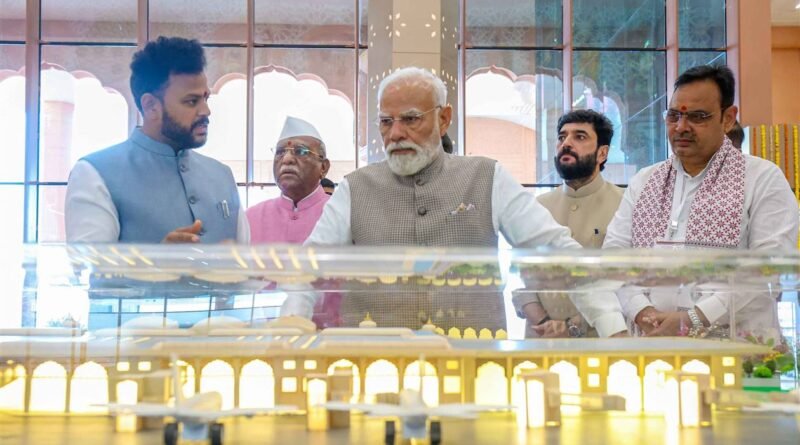 प्रधानमंत्री नरेन्द्र मोदी ने जोधपुर एयरपोर्ट के नए टर्मिनल भवन का किया उद्घाटन