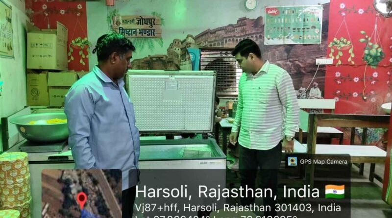 प्रदेशभर में 60 प्रतिष्ठानों का निरीक्षण, 429 किलो दूषित खाद्य सामग्री को नष्ट किया